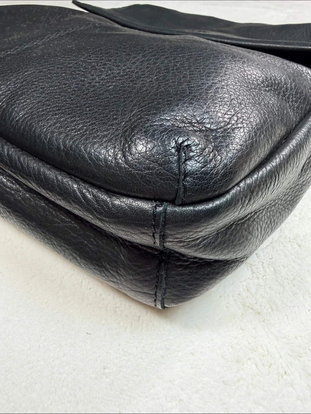 American Leather Co. Liberty Black Leather Backpack